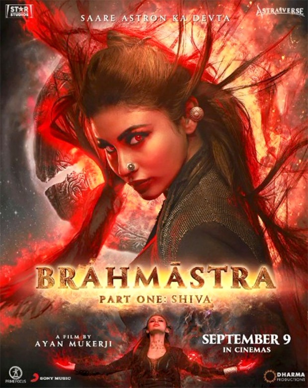 Brahmastra: Karan Johar unveils fierce character poster of Mouni Roy as Junoon who is leader of the Dark Forces Brahmastra: Karan Johar unveils fierce character poster of Mouni Roy as Junoon who is leader of the Dark Forces