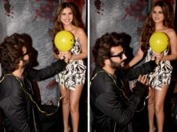 Arjun Kapoor goes down on one knee to give smiley mask of Ek Villain Returns to Tara Sutaria, see photos
