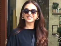Aditi Rao Hydari looks stylish in all black outfit