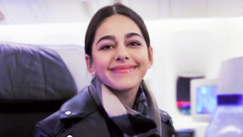 Alaya F’s has fun while travelling