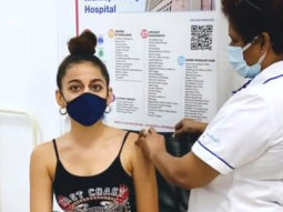 Alaya F’s gets vaccinated