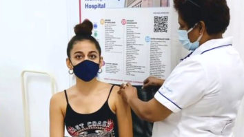 Alaya F’s gets vaccinated