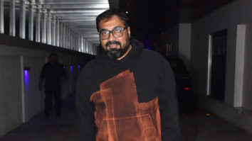 Anurag Kashyap poses for paps as he attends Huma Qureshi’s birthday bash