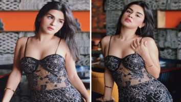 Avneet Kaur sets internet on fire in embellished transparent black corset jumpsuit worth Rs. 11,490