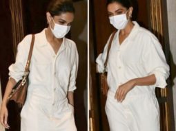 Deepika Padukone grabs the spotlight in a white jumpsuit and Rs. 2.29 Lakh Louis Vuitton bag