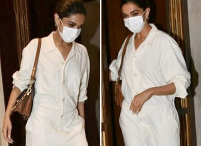 Deepika Padukone Spotted In A Chic White Jumpsuit, The Price Of Her Louis  Vuitton Bag Will Leave You Jaw-Dropped!