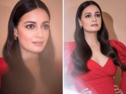 Dia Mirza looks ravishing in red puff sleeve wraparound dress worth Rs. 38,000