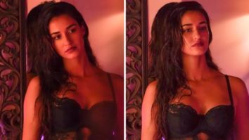Disha Patani redefines glamour in black lace corset top and shorts