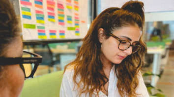 Fatima Sana Shaikh kickstarts prep to play PM Indira Gandhi in Sam Bahadur; shares a picture with director Meghna Gulzar