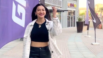 Gauahar Khan enjoys tasty croissants