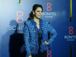 Gauri Khan rocks the trendy blue jacket perfectly