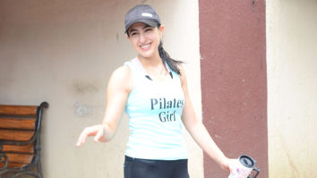 Happy Sara Ali Khan spotted outside gym