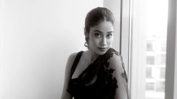 Janhvi Kapoor looks sizzling hot in black saree