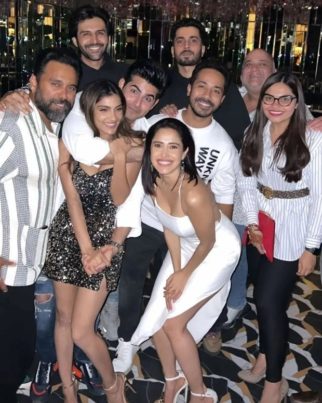 Kartik Aaryan reunites with Nushrratt Bharuccha, Sunny Singh and Pyaar Ka Punchnama 2 co-stars for Ishita Raj Sharma’s birthday