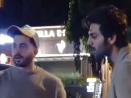 Kartik Aryan and Sunny Singh having late night street food