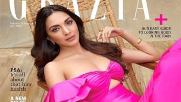 Kiara Advani is a sight to behold in a pink one-shoulder ruffle dress worth Rs. 35,000 on Grazia India cover