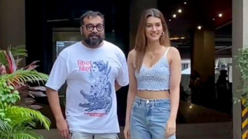 Kriti Sanon and Anurag Kashyap pose together