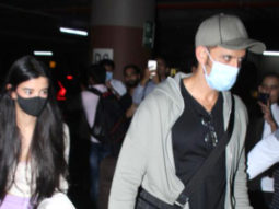 Lovebirds Hrithik Roshan and Saba Azad spotted at airport holding hands
