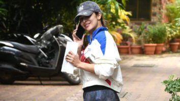 Malaika Arora gets papped as she plays with a dog