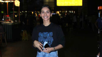 Manushi Chhillar smiles cheerfully as she poses for paps