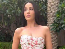 Nora Fatehi looks pretty as always in white outfit