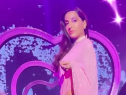 Nora Fatehi’s beautiful black and gold outfit