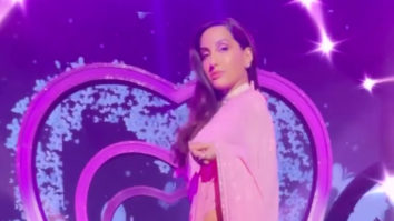 Nora Fatehi’s beautiful black and gold outfit
