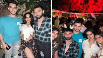 Nysa Devgn slays in thigh-high slit skirt & white shirt posing with her friends in Greece