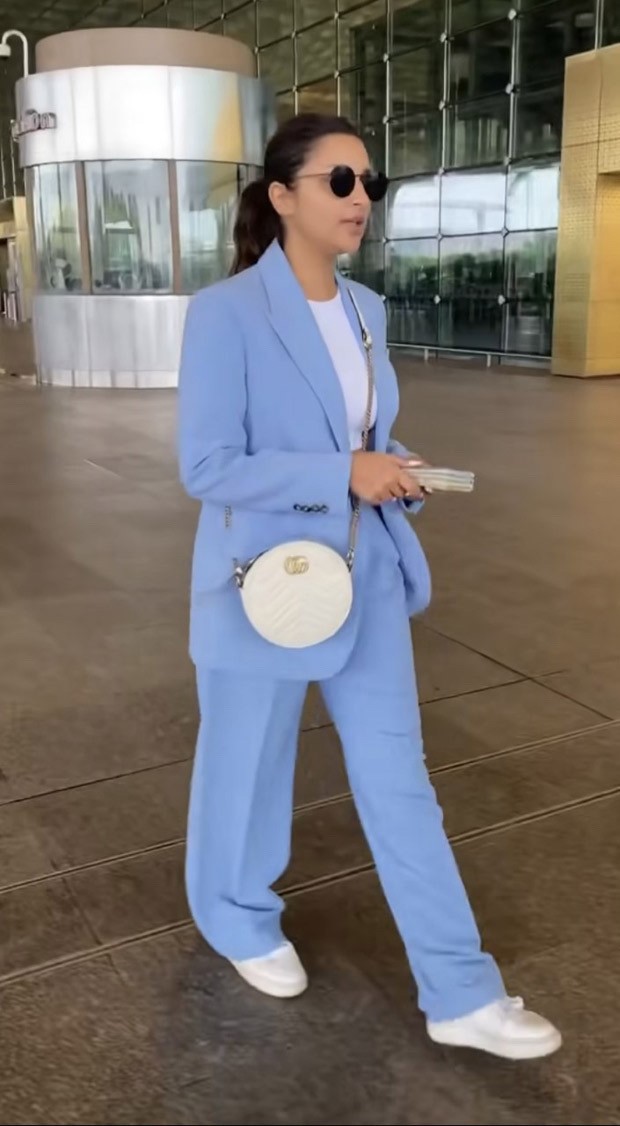 Parineeti Chopra nails power dressing in a blue pantsuit but it’s her Gucci cross body bag that we want to add to cart Parineeti Chopra nails power dressing in a blue pantsuit but it’s her Gucci cross body bag that we want to add to cart