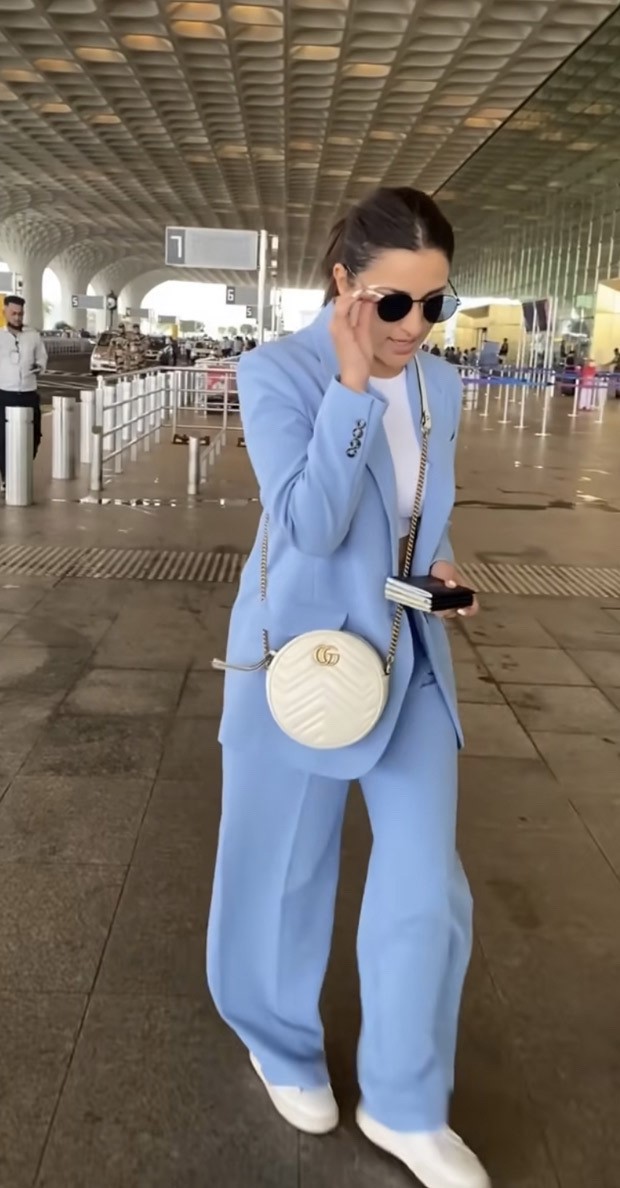Parineeti Chopra nails power dressing in a blue pantsuit but it’s her Gucci cross body bag that we want to add to cart Parineeti Chopra nails power dressing in a blue pantsuit but it’s her Gucci cross body bag that we want to add to cart