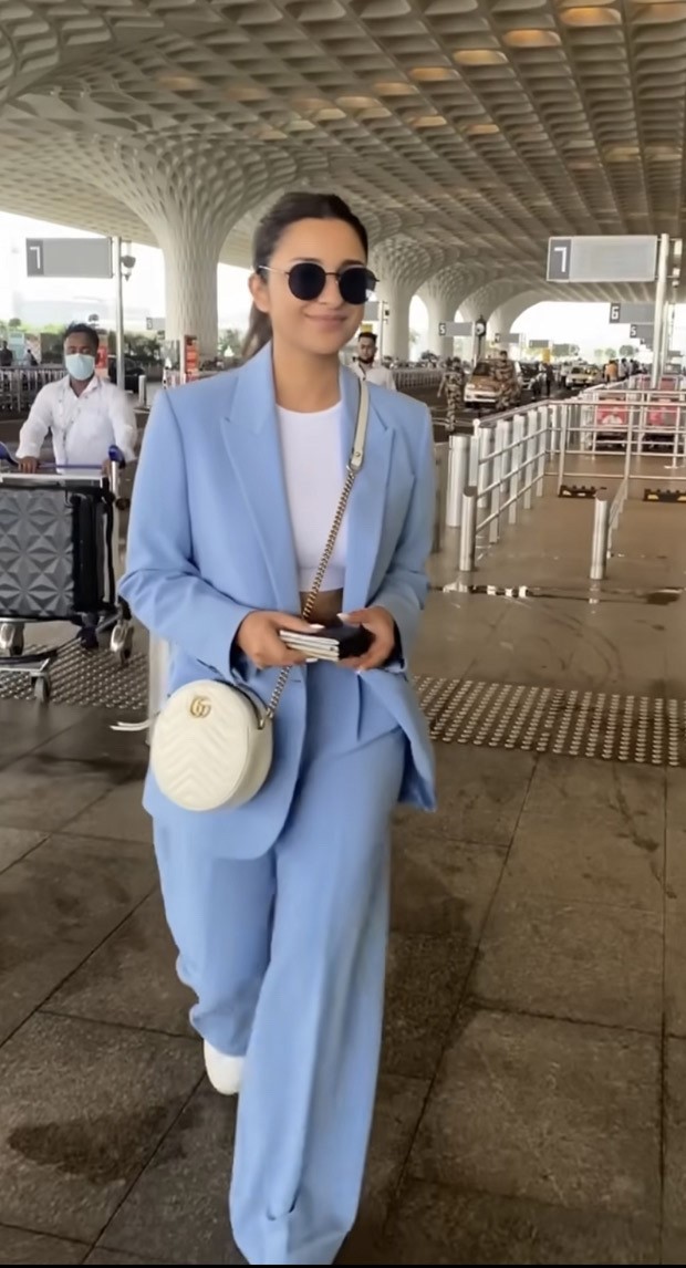 Parineeti Chopra nails power dressing in a blue pantsuit but it’s her Gucci cross body bag that we want to add to cart Parineeti Chopra nails power dressing in a blue pantsuit but it’s her Gucci cross body bag that we want to add to cart