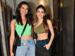 Photos: Alaya F and Namrata Sheth snapped at Bastian in Khar