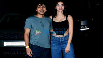 Photos: Ananya Panday and Adarsh Gourav snapped post a shoot in Juhu
