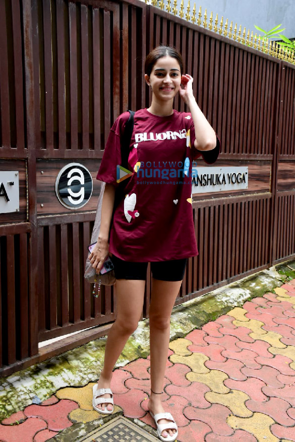 Photos: Ananya Panday spotted at Anshuka Yoga in Bandra