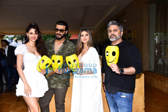 photos arjun kapoor disha patani tara sutaria and mohit suri promote their film ek villain returns at jw marriott in juhu 5