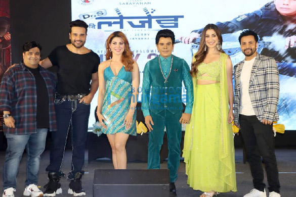 photos arul saravanan urvashi rautela raai laxmi krushna abhishek and more snapped at the trailer launch of dr s the legend 1