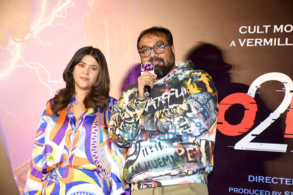 photos ekta kapoor and anurag kashyap attend the trailer launch of do baara 3