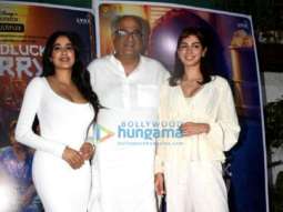 Photos: Janhvi Kapoor, Boney Kapoor, Khushi Kapoor and others attend the screening of Good Luck Jerry