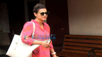 Photos: Kajol snapped at Pilates studio in Santacruz