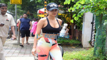 Photos: Malaika Arora spotted at Diva Yoga in Bandra