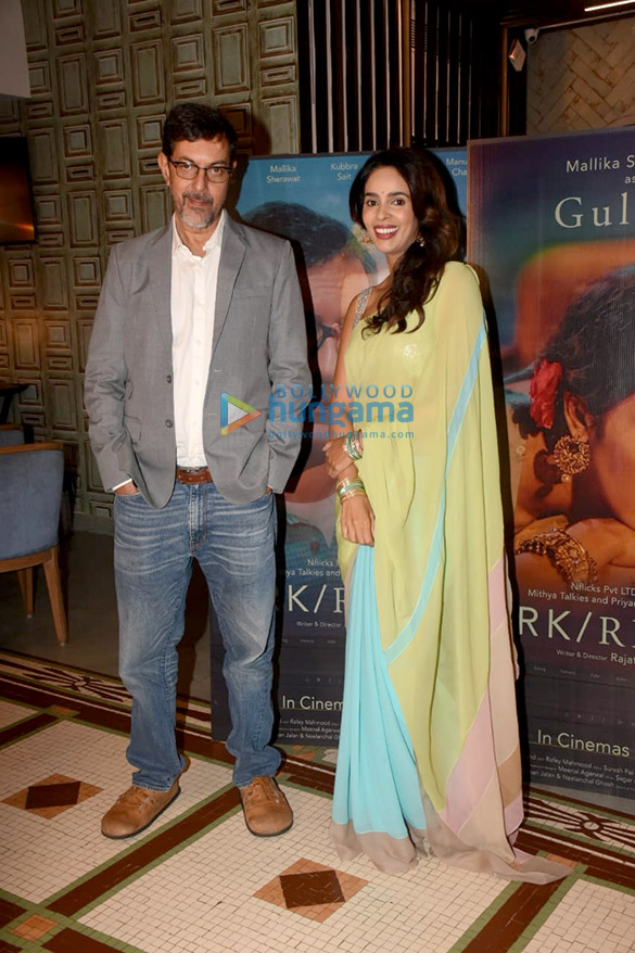 photos mallika sherawat and rajat kapoor snapped at the promotions of their upcoming film rkrkay 1 2