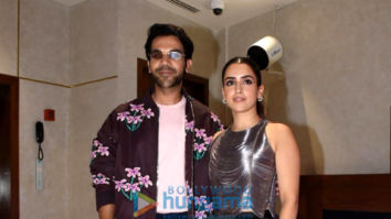 Photos: Rajkummar Rao and Sanya Malhotra snapped during the promotions of Hit – The First Case
