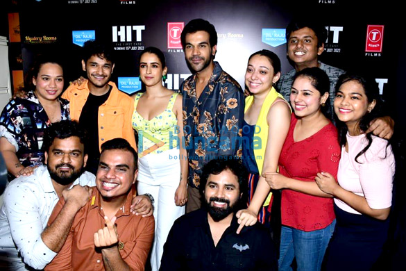 photos rajkummar rao and sanya malhotra snapped promoting their film hit the first case 5 3