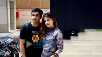 Photos: Rhea Chakraborty snapped with her brother Showik Chakraborty at a gym in Khar