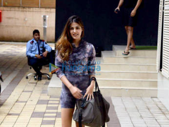 Photos: Rhea Chakraborty snapped with her brother Showik Chakraborty at a gym in Khar