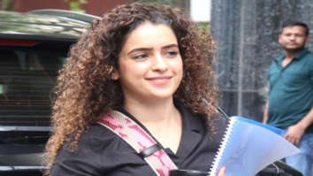 Photos: Sanya Malhotra snapped at the RSVP office as she begins prep for her next titled Sam Manekshaw