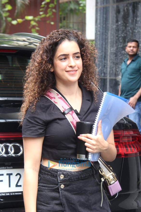 Photos: Sanya Malhotra snapped at the RSVP office as she begins prep for her next titled Sam Manekshaw