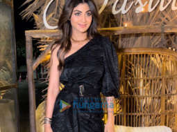 Photos: Shilpa Shetty and Raj Kundra snapped at Bastian in Worli