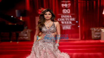 Photos: Shilpa Shetty walks the ramp for fashion designers Dolly J at the India Couture Week in New Delhi