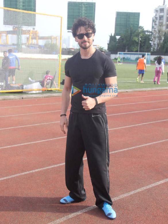 photos tiger shroff zaid darbar and others snapped at an all star football match 1